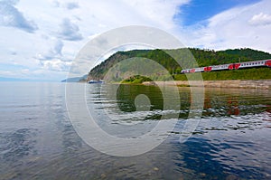 View on historical Circum Baikal Railway