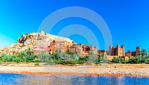 View on historical city of Ait ben Haddou in Morocco