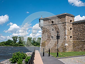 View on an historical fort Fort of Chambly Qubec Canada