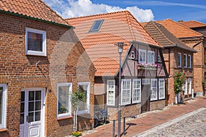 Historical JohannisstraÃÅ¸e in Oldenburg in Holstein