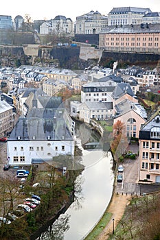 A view of historical part of Luxembourg