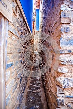 View of historical popular Cumalikizik village in Bursa