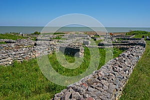 A view of Histria fortress in Dobrogea Romania