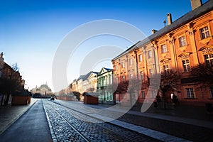 View of Hlavna street in Kosice, Slovakia