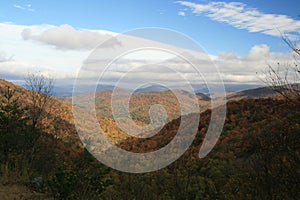 View from Hogpen Gap on Russell Brasstown Scenic Byway in Georgia photo