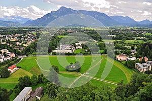 View from Hohensalzburg castle, Salzburg, Austria