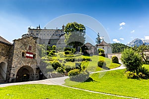 Hohenwerfen castle in Austria. photo