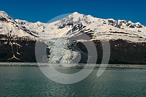 View of Holyoke Glacier in College Fiord , Prince William Sound, Alaska photo