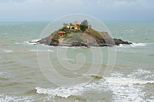 View of Hon Ba Island and the Temple of a Woman. Vung Tau, Vietnam