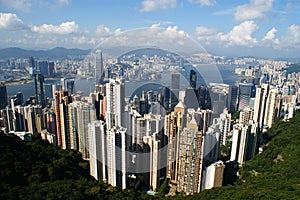 View of Hong Kong from the peak