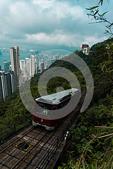 Hong Kong peak tram