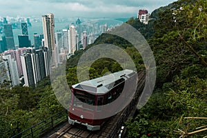 Hong Kong peak tram