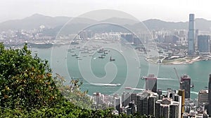 View of Hong Kong from Victoria Peak.