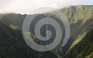 A View of Honokohau Falls, Maui`s Tallest Waterfall, Hawaii photo