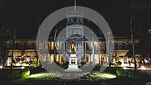 Honolulu at night - Hawaii Oahu August 2019