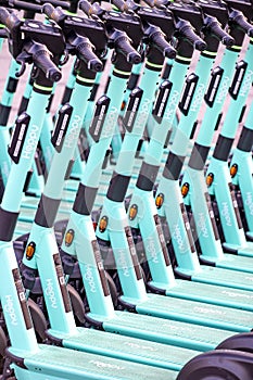 View on Hoppy shared dockless scooters