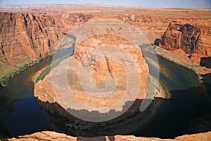 View of the Horseshoe bend in Utah, USA