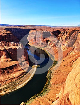 View of Horseshoe Canyon on the Colorado River