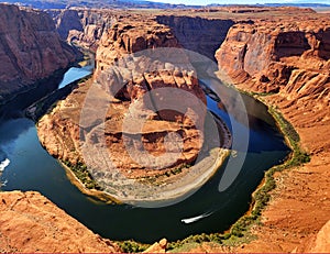 View of Horseshoe Canyon on the Colorado River