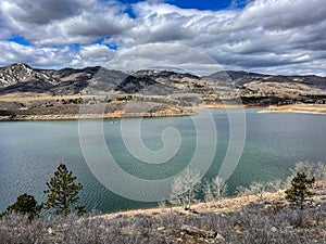 View of Horsetooth Reservoir