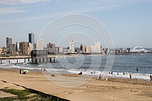 View of Hotels and Residential Buildings on Beachfront