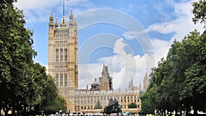 A view of the Houses of Parliment