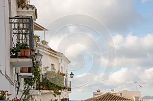 View on houses in Spanish town