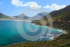 View of Hout Bay from Chapmans Peak - South Africa
