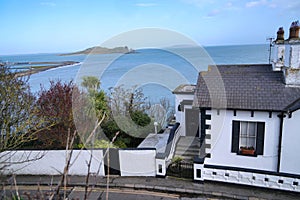 View of Howth Harbor and Eye of Ireland Island photo