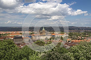 View of Hradcany in Prague