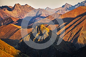 View from Hruba Kopa mountain at West Tatras