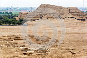 View of Huaca del Sol