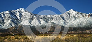A View of the Huachuca Mountains in Winter