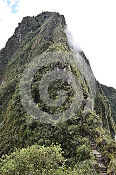 View of Huayna Picchu mountain.