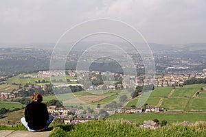 View of Huddersfield.