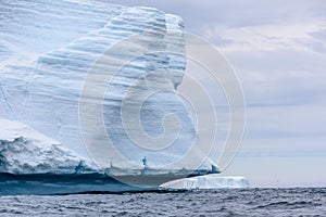 View of huge iceberg in Antarctica near Danger Islands