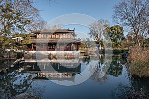 View of Humble Administrator GardenZhuozheng Garden built in 1517 is a classical garden,a UNESCO World Heritage Site and is the photo