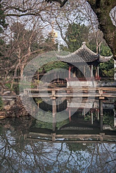 View of Humble Administrator GardenZhuozheng Garden built in 1517 is a classical garden,a UNESCO World Heritage Site and is the