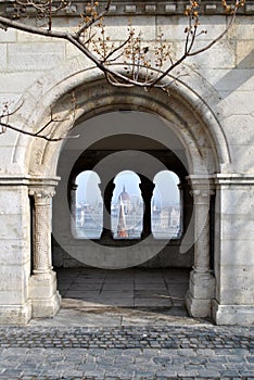 View of of the Hungarian Parliament in Budapest