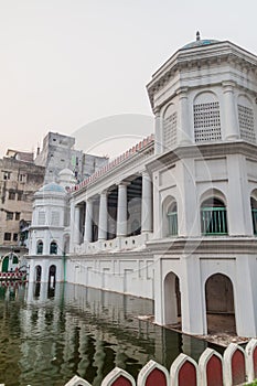 View of Hussaini Dalan Hussainia - congregation hall for Shia commemoration ceremonies in Dhaka, Banglade