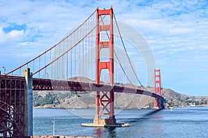 The Golden Gate Bridge Seen From Fort Point, San Francisco, California