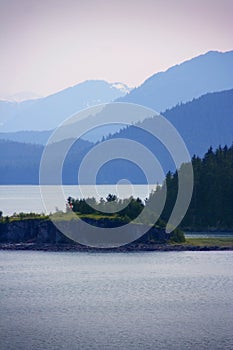 View of Icy Strait, Alaska photo