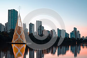 View of Igapo Lake, Londrina PR Brazil photo