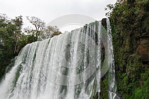 View of Iguazu Falls in Argentina and Brazil