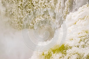 View of Iguazu Falls in Argentina and Brazil