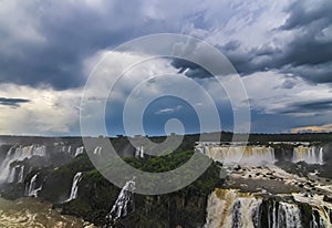 View of Iguazu Falls from Brazil side