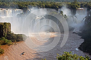 View of iguazu falls photo
