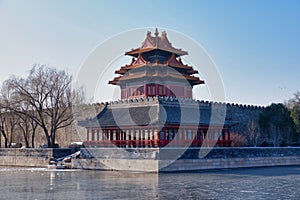 View of Imperial palace in Forbidden city