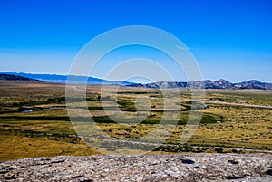 View from Independence Rock, Wyoming