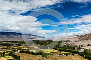 View of Indus valley in Ladakh, India